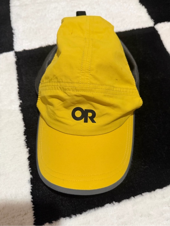 Outdoor Research Accessories - Outdoor Research Yellow and Gray Lightweight Running Hat